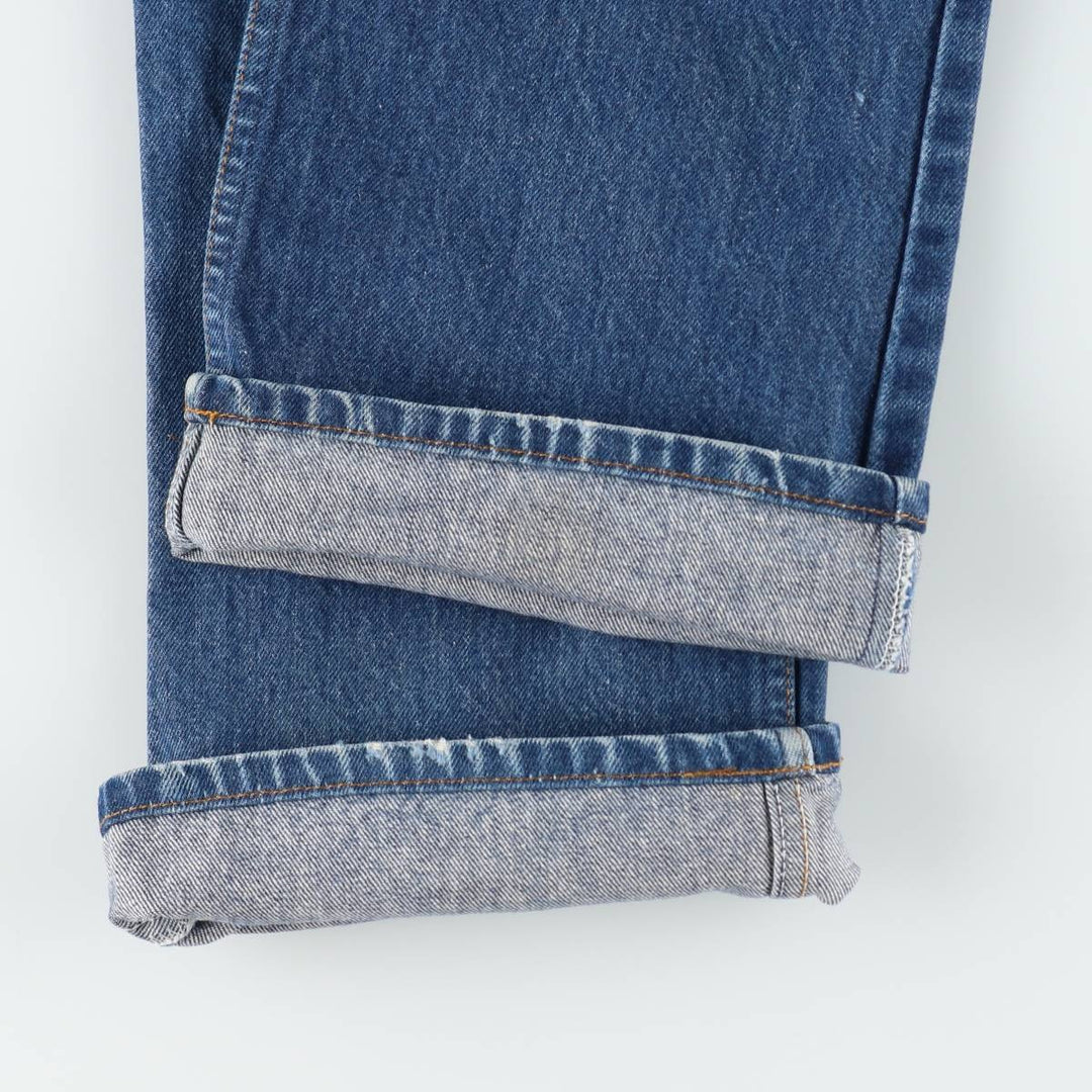 Levi's 20517 0217 Orange Tab Flare Cut Denim Pants, Made in USA, Men's W33 (approx.), Vintage cotton blue type Vintage Second Hand