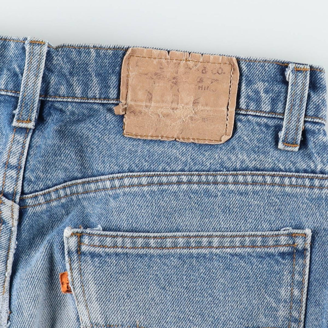 Levi's 517 Orange Tab Bootcut Denim Pants, Men's W30 (approx.), Zipper Fly unclear Blue type light blue Vintage Second Hand