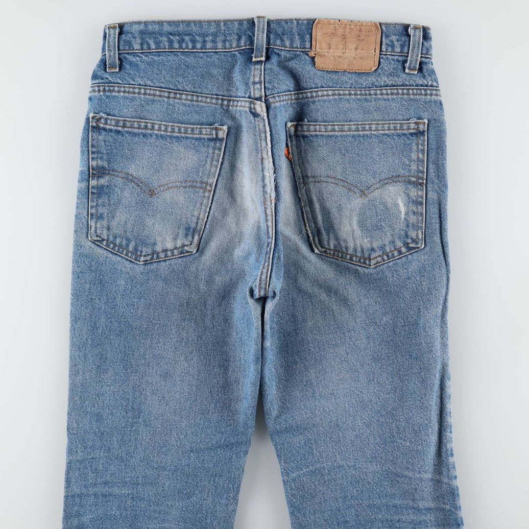 Levi's 517 Orange Tab Bootcut Denim Pants, Men's W30 (approx.), Zipper Fly unclear Blue type light blue Vintage Second Hand