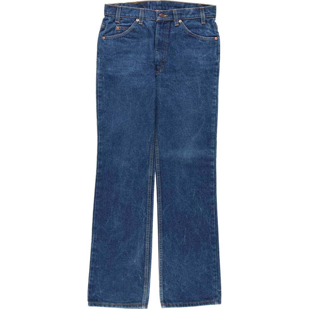 1990'S Levi's 517 Orange Tab Bootcut Denim Pants, Made in USA, Men's Size W32 (approx.), Vintage cotton blue type Vintage Second Hand