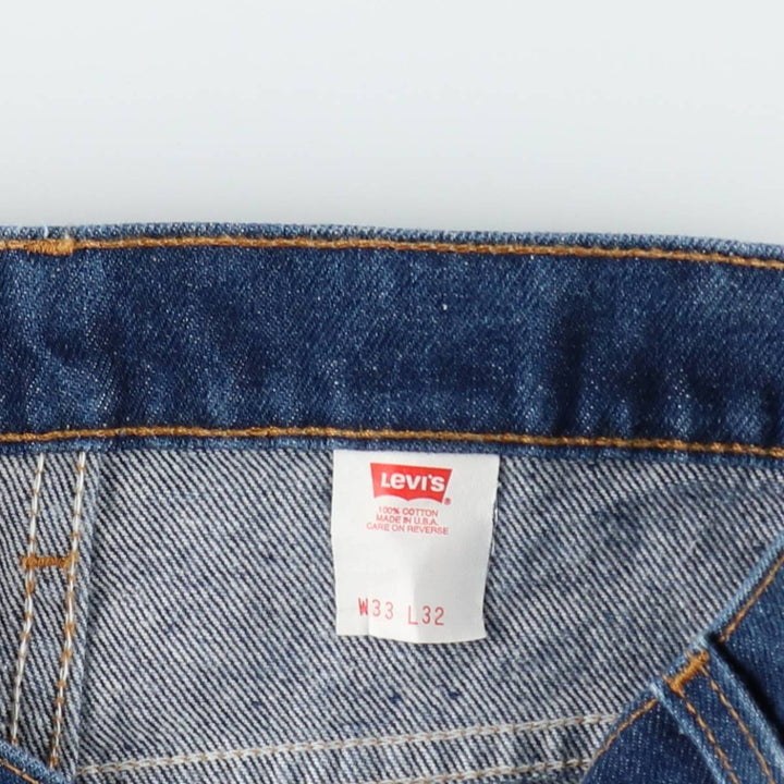 1990'S Levi's 517 Orange Tab Bootcut Denim Pants, Made in USA, Men's Size W32 (approx.), Vintage cotton blue type Vintage Second Hand