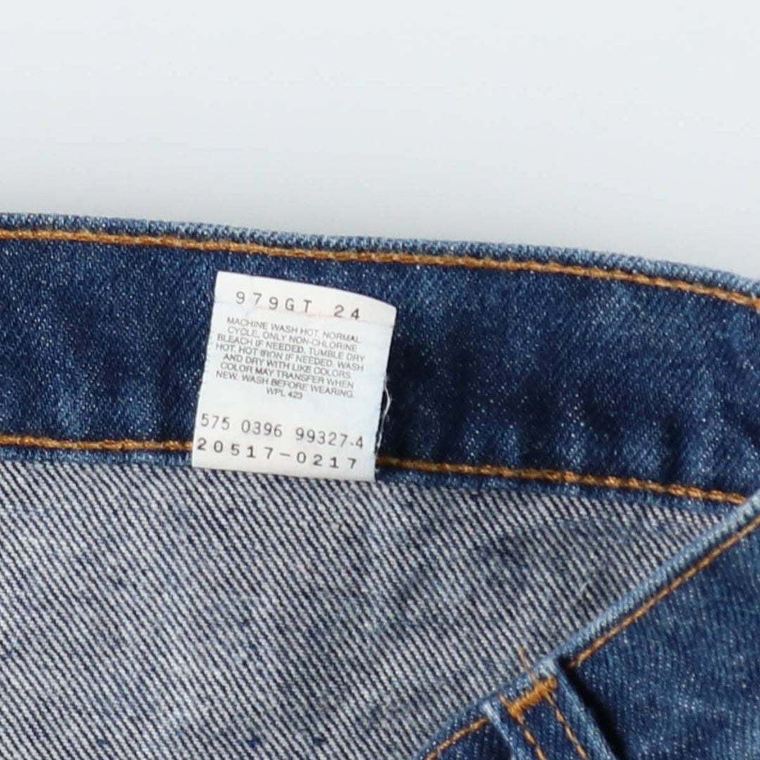 1990'S Levi's 517 Orange Tab Bootcut Denim Pants, Made in USA, Men's Size W32 (approx.), Vintage cotton blue type Vintage Second Hand