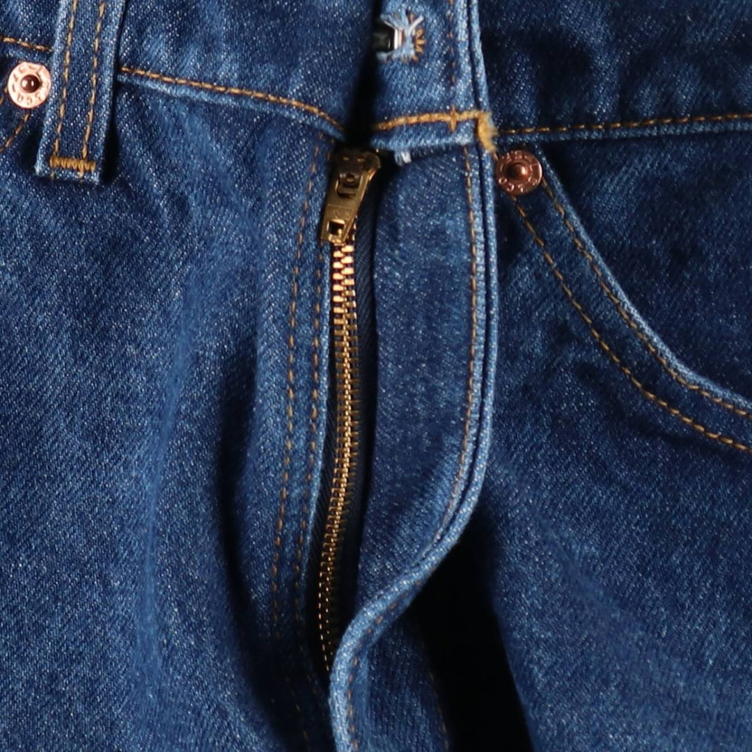 1990'S Levi's 517 Orange Tab Bootcut Denim Pants, Made in USA, Men's Size W32 (approx.), Vintage cotton blue type Vintage Second Hand
