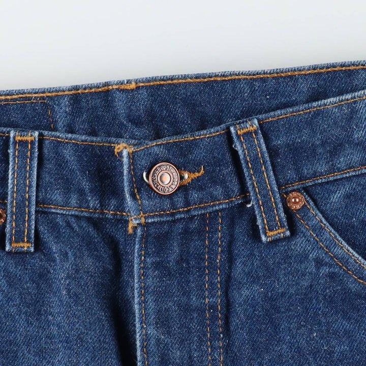 1990'S Levi's 517 Orange Tab Bootcut Denim Pants, Made in USA, Men's Size W32 (approx.), Vintage cotton blue type Vintage Second Hand