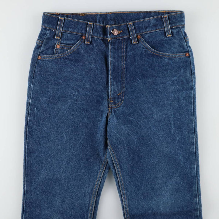 1990'S Levi's 517 Orange Tab Bootcut Denim Pants, Made in USA, Men's Size W32 (approx.), Vintage cotton blue type Vintage Second Hand
