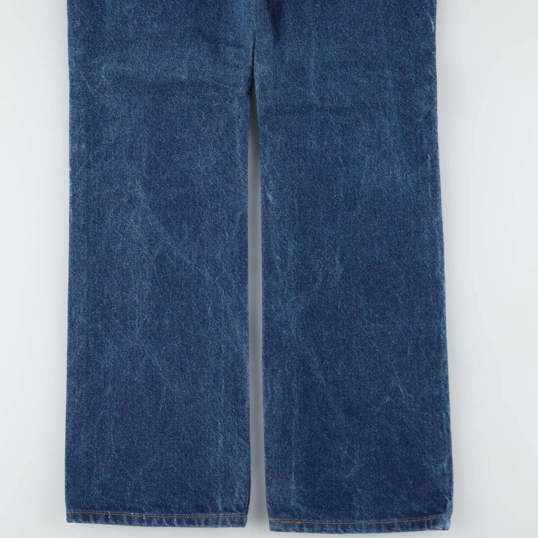 1990'S Levi's 517 Orange Tab Bootcut Denim Pants, Made in USA, Men's Size W32 (approx.), Vintage cotton blue type Vintage Second Hand