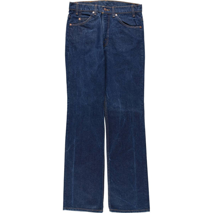 1990'S Levi's 517 Orange Tab Bootcut Denim Pants, Made in USA, Men's Size W32 (approx.), Vintage cotton blue type Vintage Second Hand