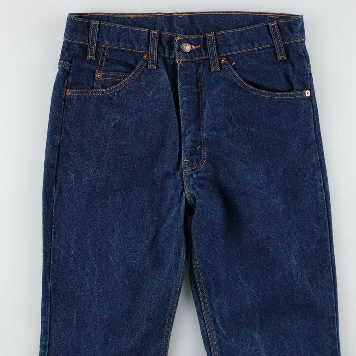 1990'S Levi's 517 Orange Tab Bootcut Denim Pants, Made in USA, Men's Size W32 (approx.), Vintage cotton blue type Vintage Second Hand