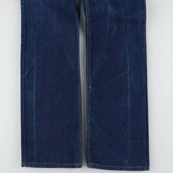 1990'S Levi's 517 Orange Tab Bootcut Denim Pants, Made in USA, Men's Size W32 (approx.), Vintage cotton blue type Vintage Second Hand