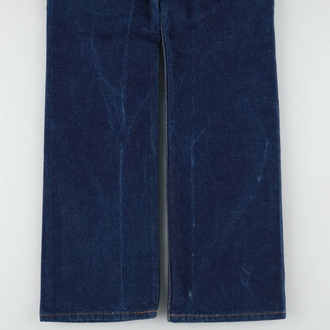1990'S Levi's 517 Orange Tab Bootcut Denim Pants, Made in USA, Men's Size W32 (approx.), Vintage cotton blue type Vintage Second Hand