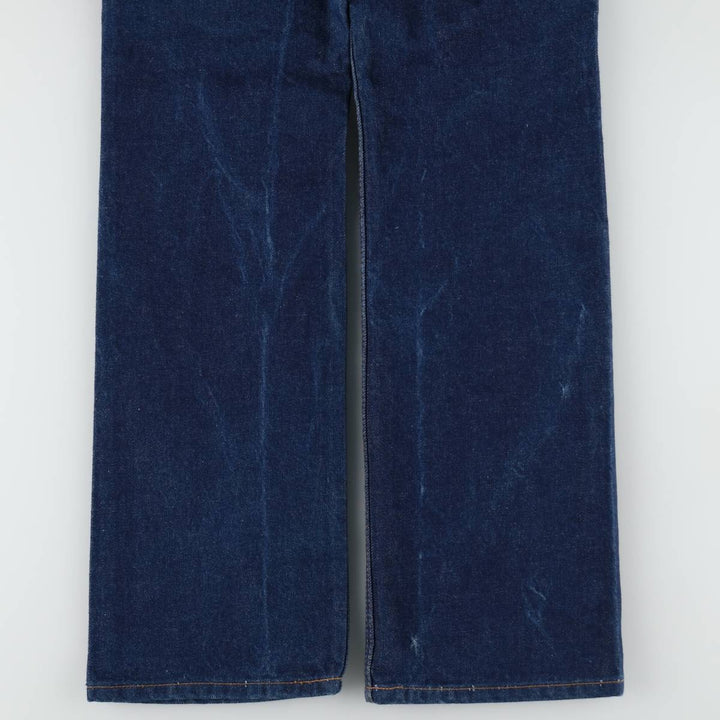 1990'S Levi's 517 Orange Tab Bootcut Denim Pants, Made in USA, Men's Size W32 (approx.), Vintage cotton blue type Vintage Second Hand