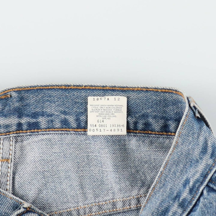 00'S Levi's 517 BOOT CUT Bootcut Denim Pants Made in USA Men's W32 equivalent cotton blue type Vintage Second Hand