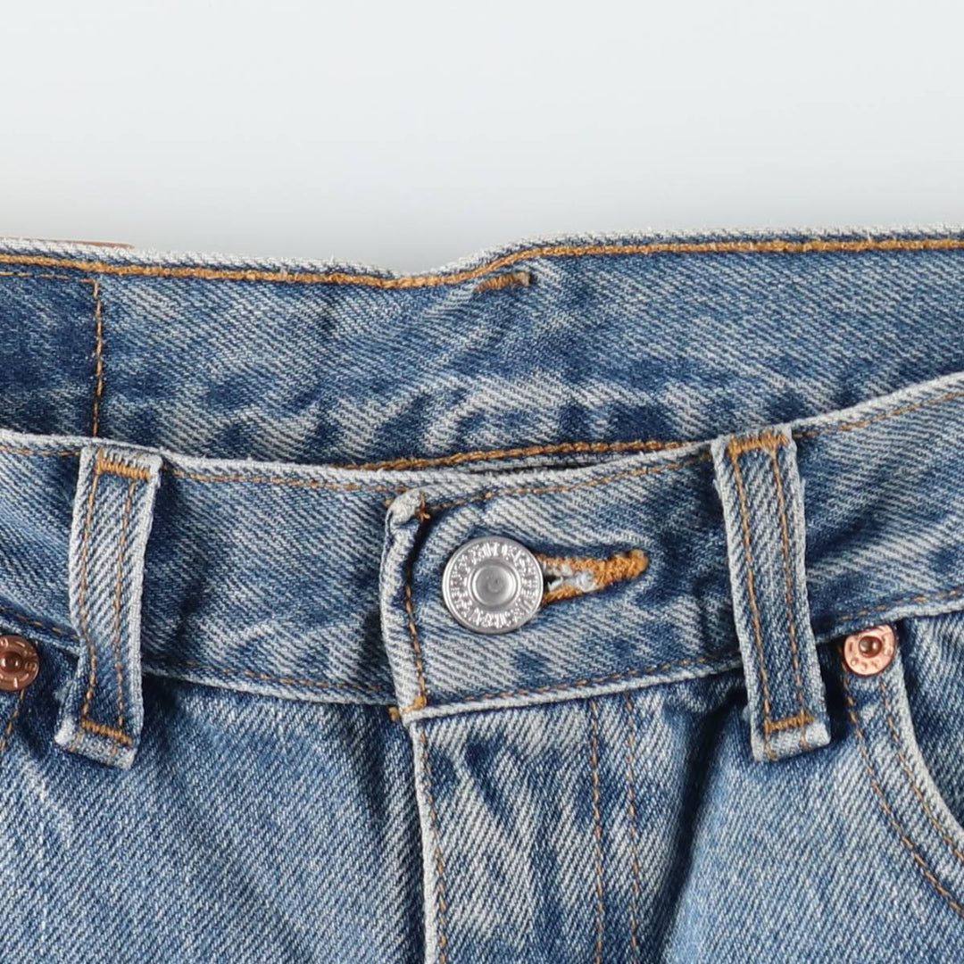 00'S Levi's 517 BOOT CUT Bootcut Denim Pants Made in USA Men's W32 equivalent cotton blue type Vintage Second Hand