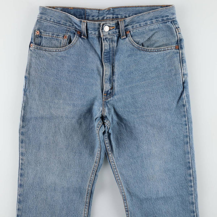 00'S Levi's 517 BOOT CUT Bootcut Denim Pants Made in USA Men's W32 equivalent cotton blue type Vintage Second Hand