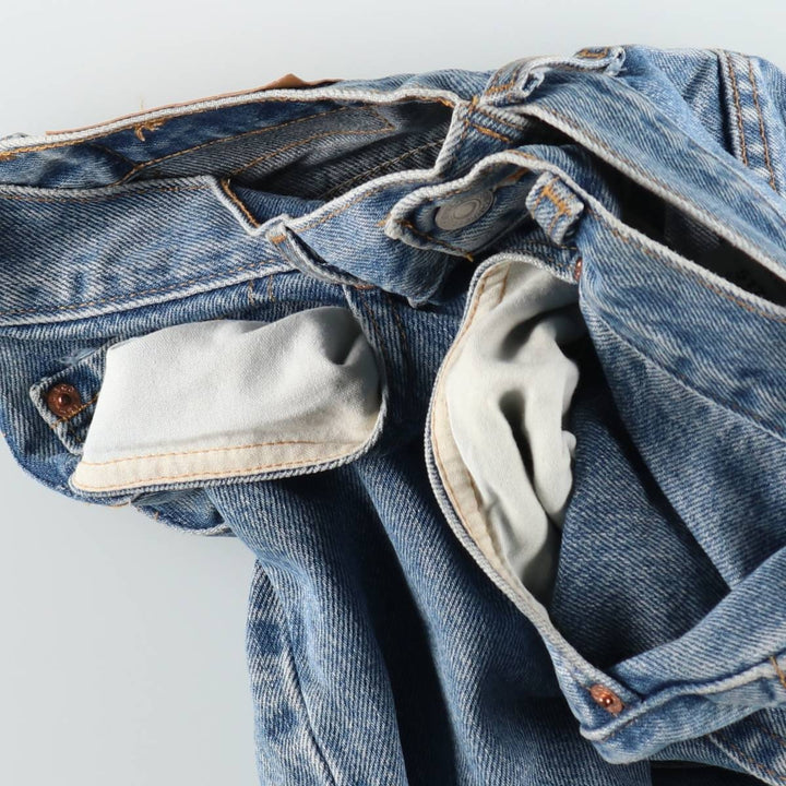 00'S Levi's 517 BOOT CUT Bootcut Denim Pants Made in USA Men's W32 equivalent cotton blue type Vintage Second Hand