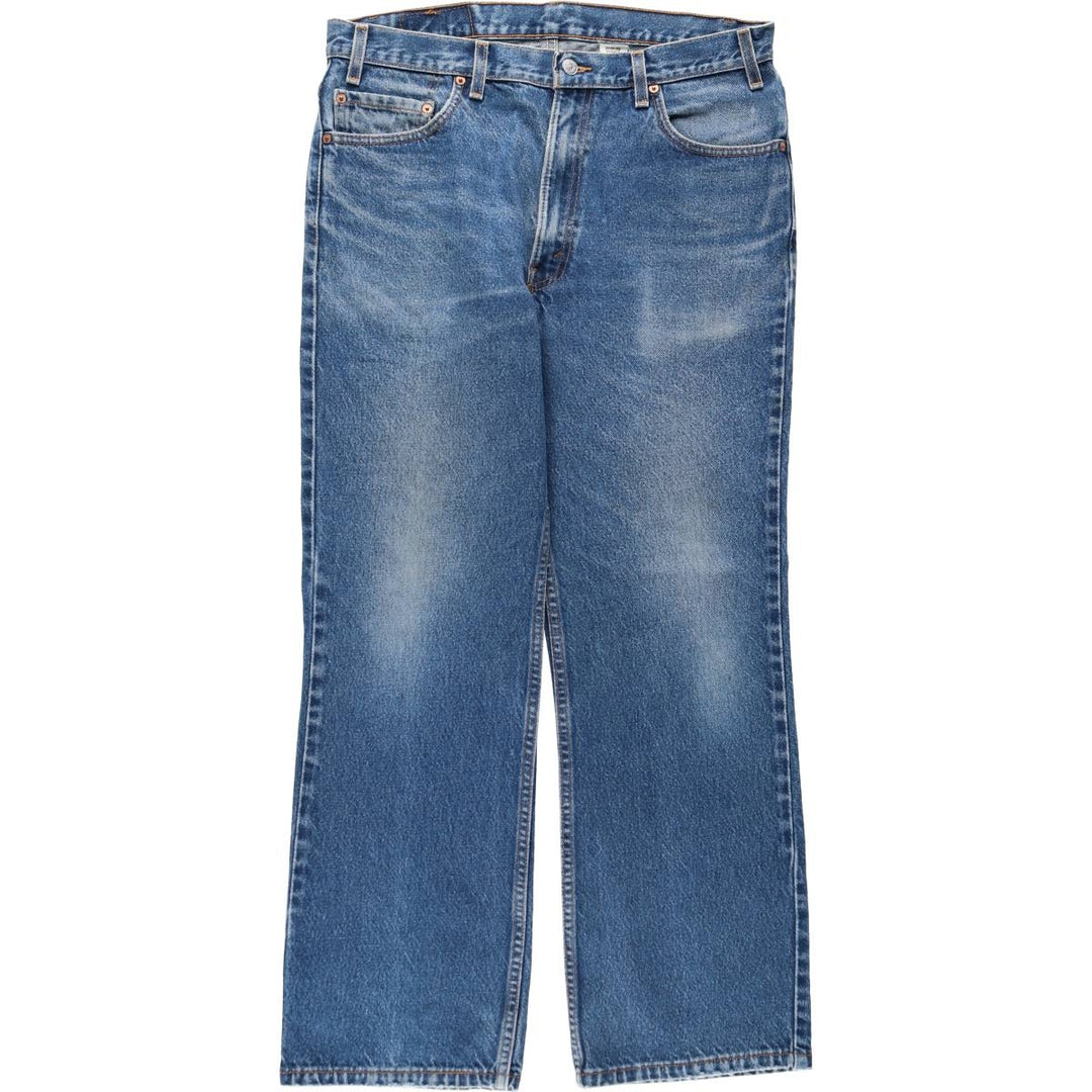 2000'S Levi's 517 Boot Cut Denim Pants, Made in USA, Men's Size 36 cotton blue type Vintage Second Hand