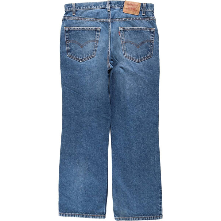 2000'S Levi's 517 Boot Cut Denim Pants, Made in USA, Men's Size 36 cotton blue type Vintage Second Hand