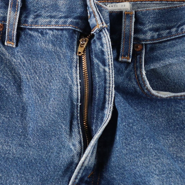 2000'S Levi's 517 Boot Cut Denim Pants, Made in USA, Men's Size 36 cotton blue type Vintage Second Hand