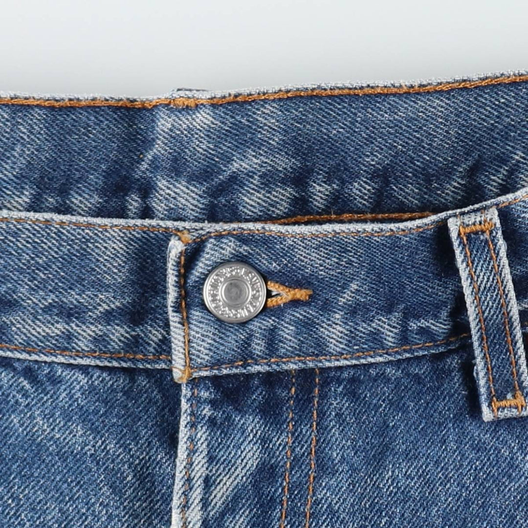 2000'S Levi's 517 Boot Cut Denim Pants, Made in USA, Men's Size 36 cotton blue type Vintage Second Hand