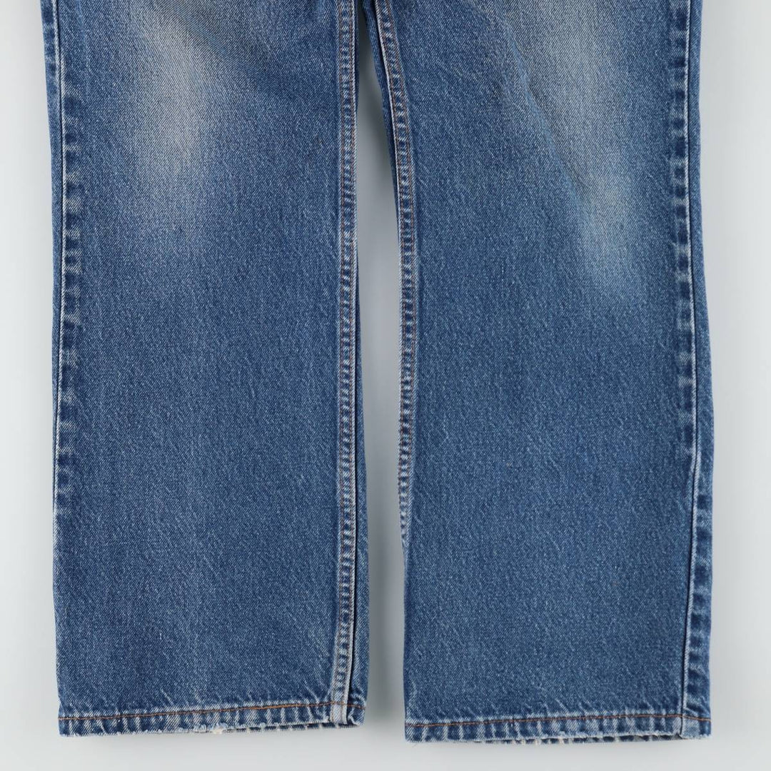 2000'S Levi's 517 Boot Cut Denim Pants, Made in USA, Men's Size 36 cotton blue type Vintage Second Hand