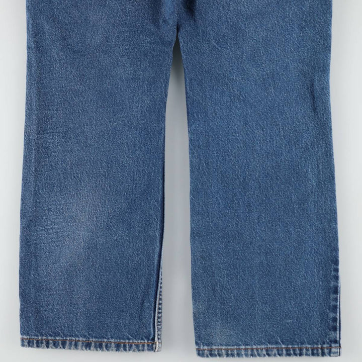 2000'S Levi's 517 Boot Cut Denim Pants, Made in USA, Men's Size 36 cotton blue type Vintage Second Hand