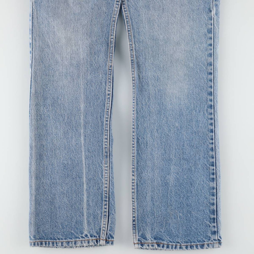 1990'S Levi's 00517-0217 Bootcut Denim Pants, Made in USA, Men's Size W30 (approx.), Vintage cotton blue type Vintage Second Hand