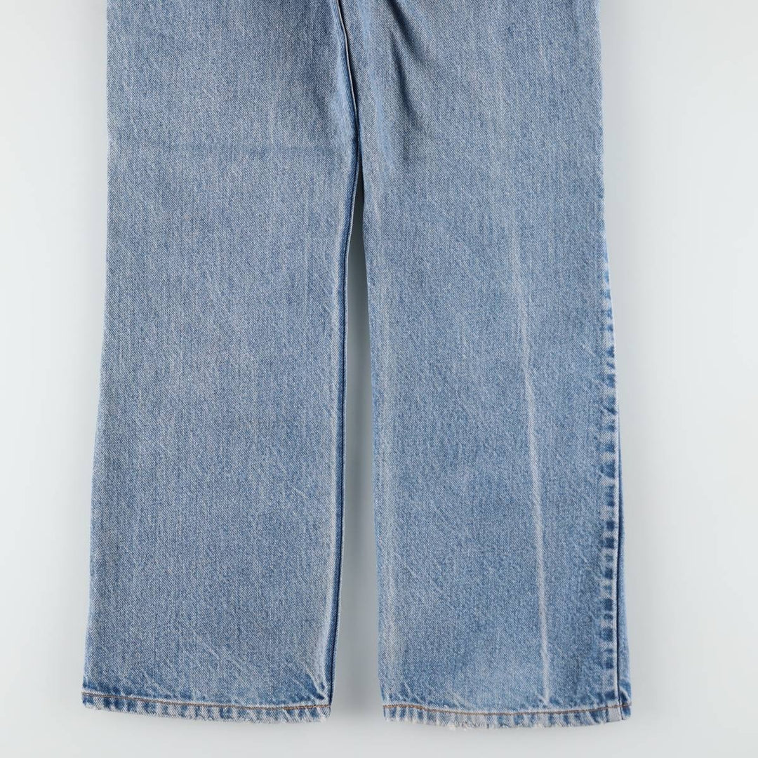 1990'S Levi's 00517-0217 Bootcut Denim Pants, Made in USA, Men's Size W30 (approx.), Vintage cotton blue type Vintage Second Hand