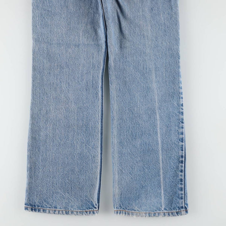1990'S Levi's 00517-0217 Bootcut Denim Pants, Made in USA, Men's Size W30 (approx.), Vintage cotton blue type Vintage Second Hand
