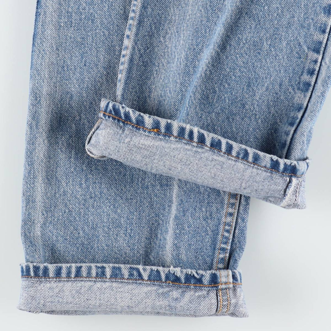 1990'S Levi's 00517-0217 Bootcut Denim Pants, Made in USA, Men's Size W30 (approx.), Vintage cotton blue type Vintage Second Hand