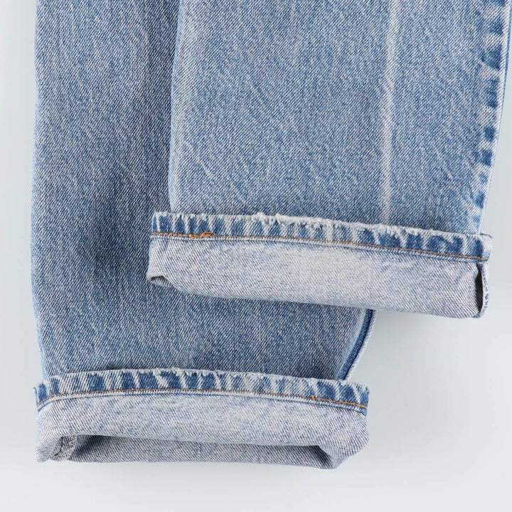 1990'S Levi's 00517-0217 Bootcut Denim Pants, Made in USA, Men's Size W30 (approx.), Vintage cotton blue type Vintage Second Hand