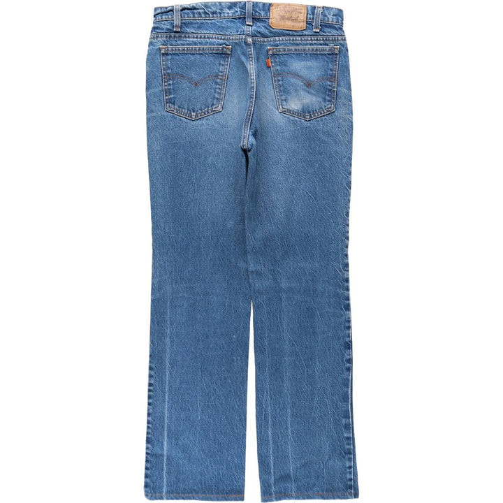 Levi's 20517-0217 Orange Tab Bootcut Denim Pants, Made in USA, Men's, Size W33, Vintage unclear blue type Vintage Second Hand