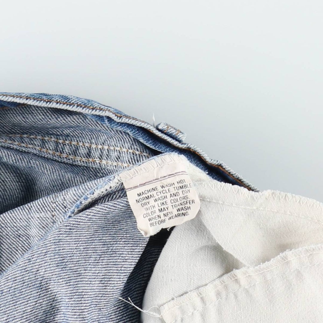 Levi's 20517-0217 Orange Tab Bootcut Denim Pants, Made in USA, Men's, Size W33, Vintage unclear blue type Vintage Second Hand