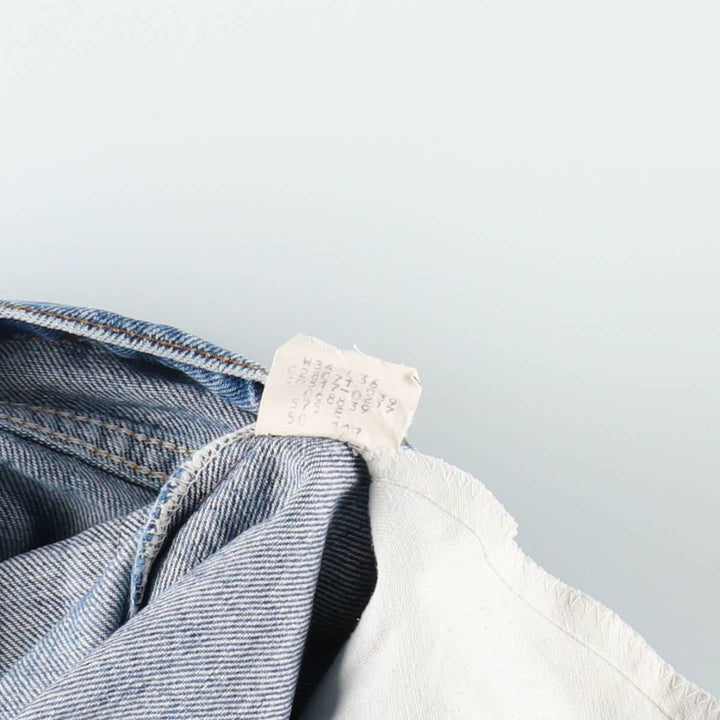 Levi's 20517-0217 Orange Tab Bootcut Denim Pants, Made in USA, Men's, Size W33, Vintage unclear blue type Vintage Second Hand