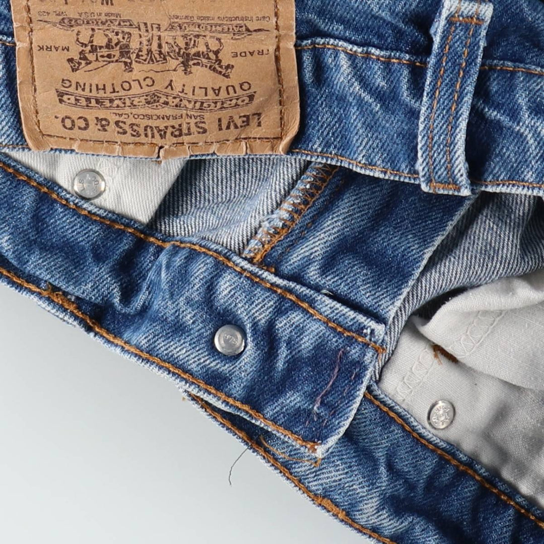 Levi's 20517-0217 Orange Tab Bootcut Denim Pants, Made in USA, Men's, Size W33, Vintage unclear blue type Vintage Second Hand