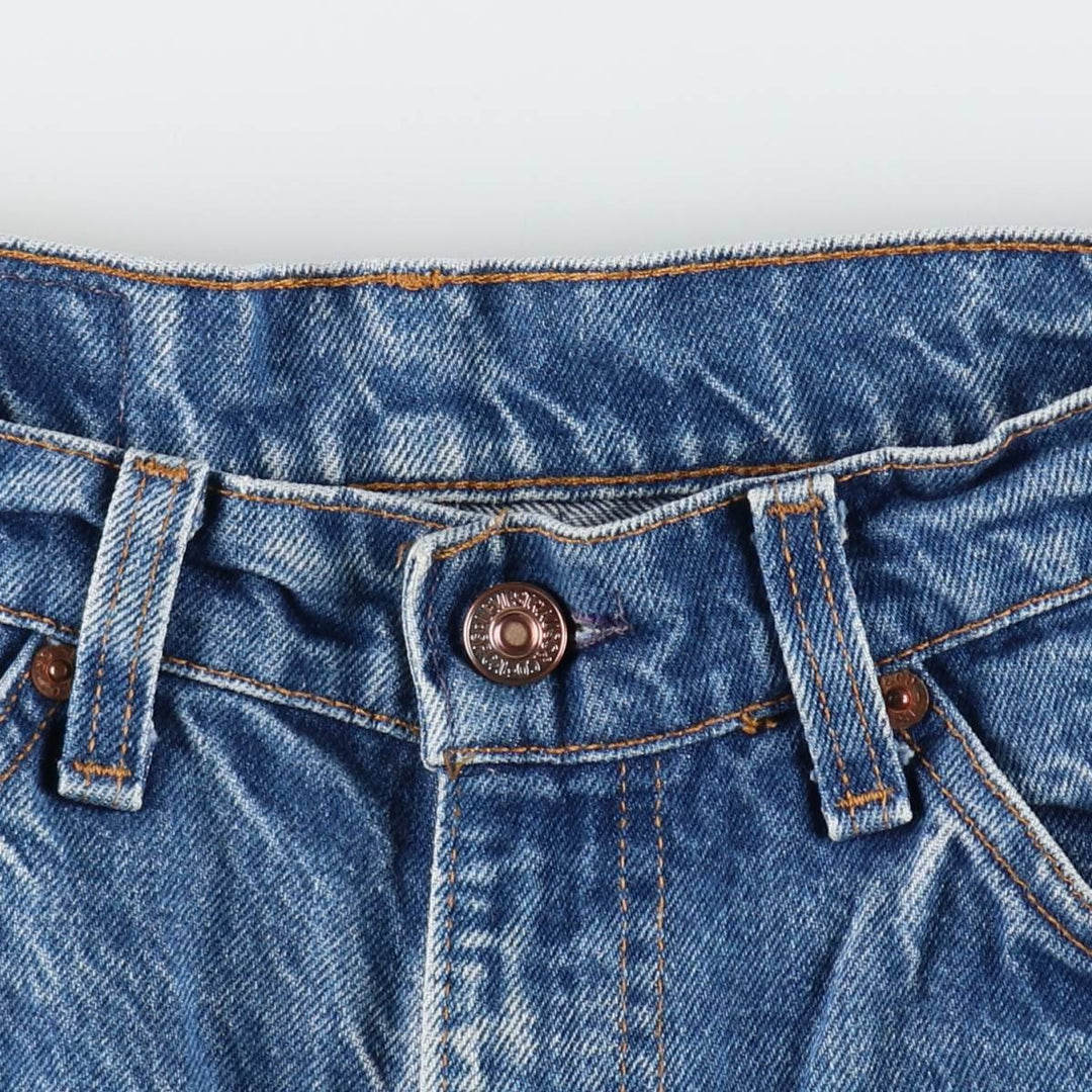 Levi's 20517-0217 Orange Tab Bootcut Denim Pants, Made in USA, Men's, Size W33, Vintage unclear blue type Vintage Second Hand