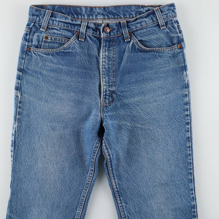 Levi's 20517-0217 Orange Tab Bootcut Denim Pants, Made in USA, Men's, Size W33, Vintage unclear blue type Vintage Second Hand