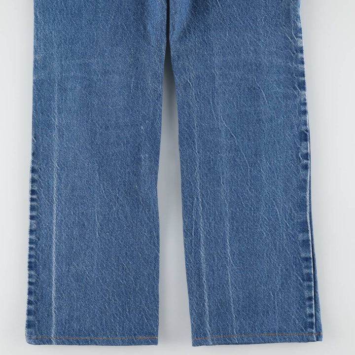 Levi's 20517-0217 Orange Tab Bootcut Denim Pants, Made in USA, Men's, Size W33, Vintage unclear blue type Vintage Second Hand