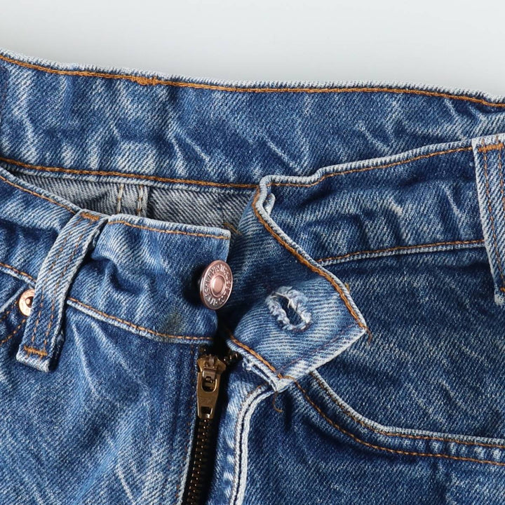Levi's 20517-0217 Orange Tab Bootcut Denim Pants, Made in USA, Men's, Size W33, Vintage unclear blue type Vintage Second Hand