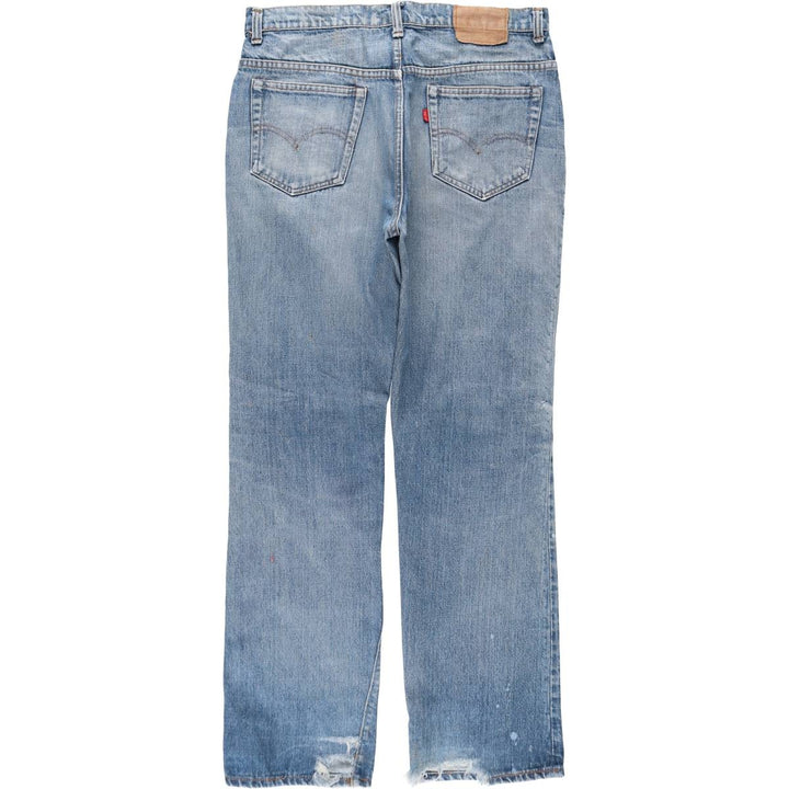 Vintage 1980'S Levi's 517-0217 bootcut denim pants, made in the USA, men's size 35. cotton blue type Vintage Second Hand
