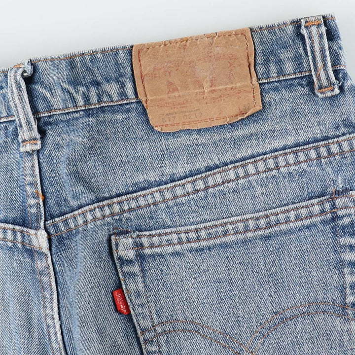 Vintage 1980'S Levi's 517-0217 bootcut denim pants, made in the USA, men's size 35. cotton blue type Vintage Second Hand