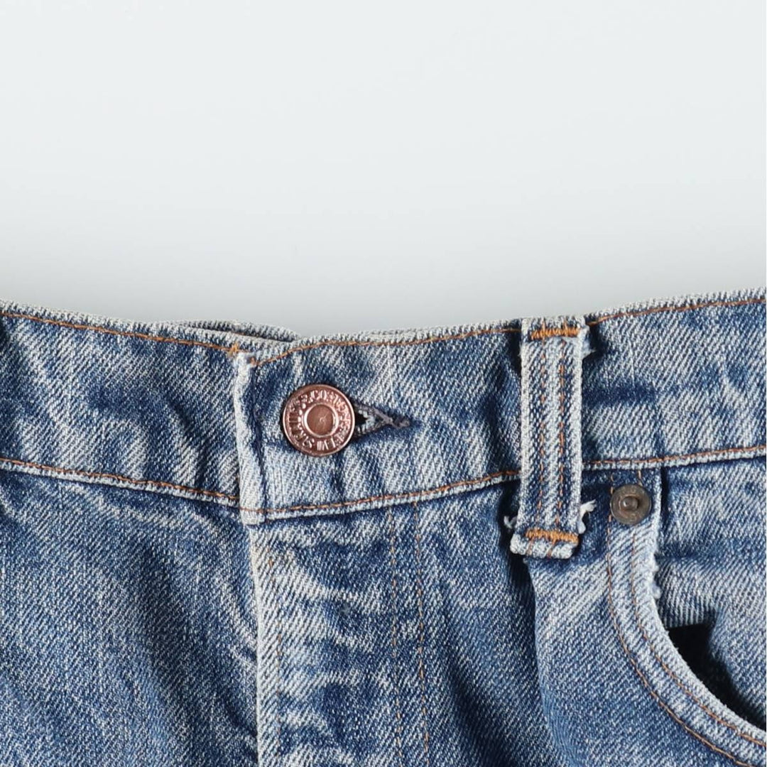 Vintage 1980'S Levi's 517-0217 bootcut denim pants, made in the USA, men's size 35. cotton blue type Vintage Second Hand