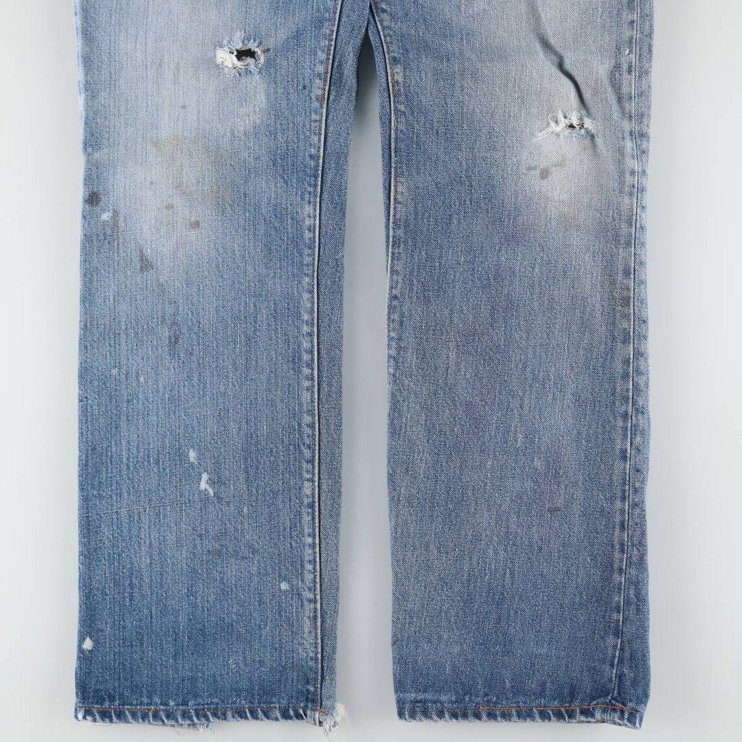 Vintage 1980'S Levi's 517-0217 bootcut denim pants, made in the USA, men's size 35. cotton blue type Vintage Second Hand