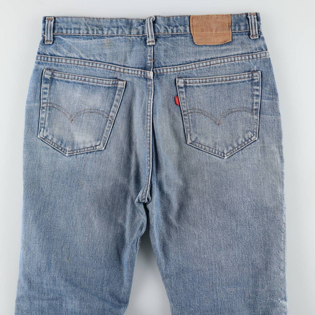 Vintage 1980'S Levi's 517-0217 bootcut denim pants, made in the USA, men's size 35. cotton blue type Vintage Second Hand
