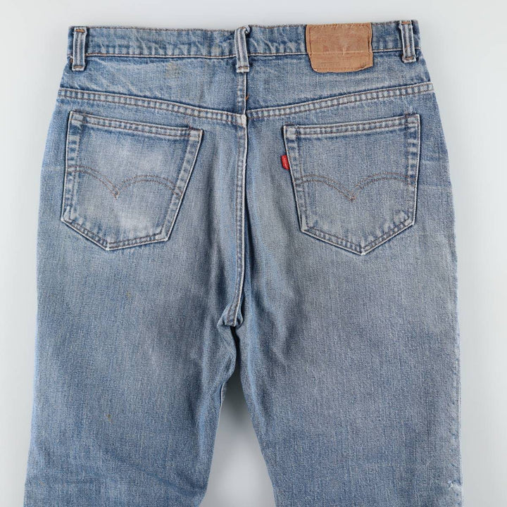 Vintage 1980'S Levi's 517-0217 bootcut denim pants, made in the USA, men's size 35. cotton blue type Vintage Second Hand