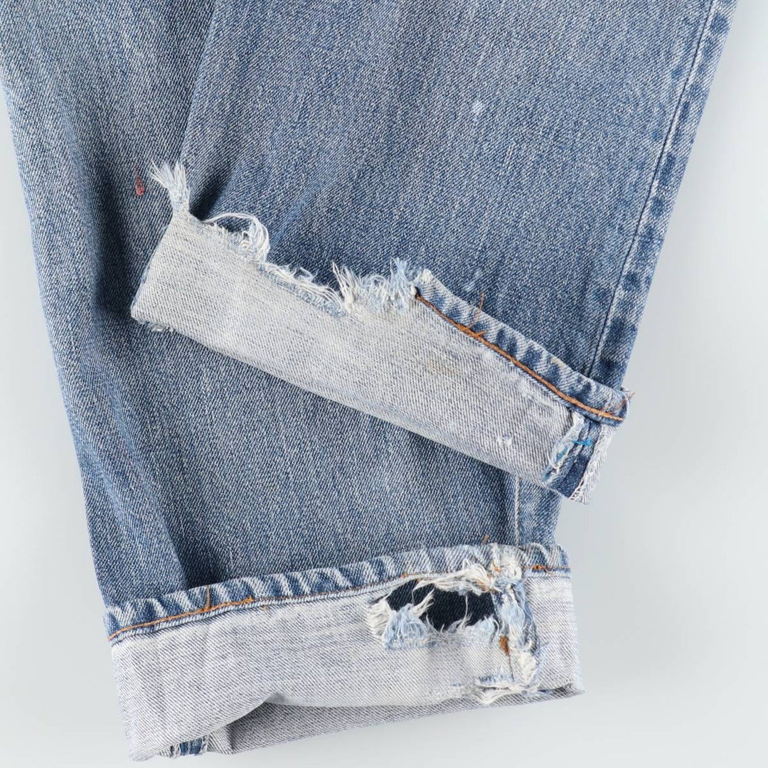 Vintage 1980'S Levi's 517-0217 bootcut denim pants, made in the USA, men's size 35. cotton blue type Vintage Second Hand
