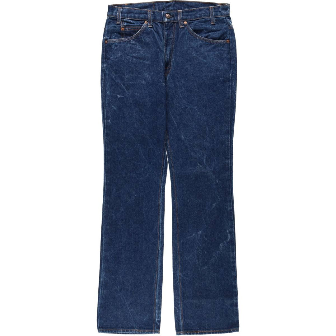 Levi's 20517-0217 Orange Tab Bootcut Denim Pants, Men's Size W32 (approx.), Vintage unclear blue type Vintage Second Hand