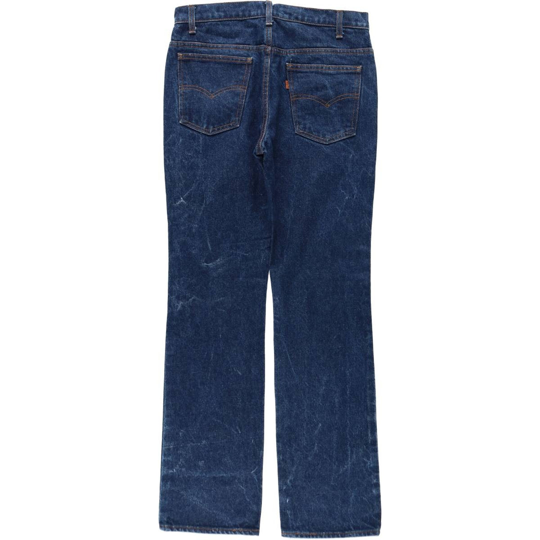 Levi's 20517-0217 Orange Tab Bootcut Denim Pants, Men's Size W32 (approx.), Vintage unclear blue type Vintage Second Hand