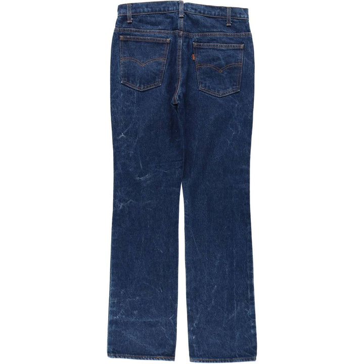 Levi's 20517-0217 Orange Tab Bootcut Denim Pants, Men's Size W32 (approx.), Vintage unclear blue type Vintage Second Hand