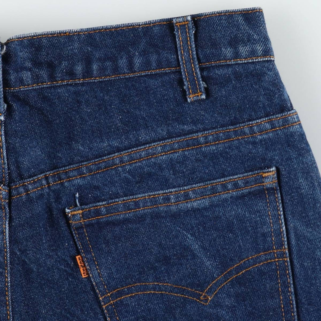 Levi's 20517-0217 Orange Tab Bootcut Denim Pants, Men's Size W32 (approx.), Vintage unclear blue type Vintage Second Hand