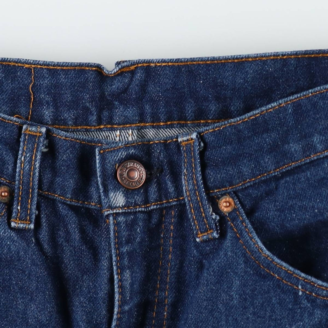 Levi's 20517-0217 Orange Tab Bootcut Denim Pants, Men's Size W32 (approx.), Vintage unclear blue type Vintage Second Hand